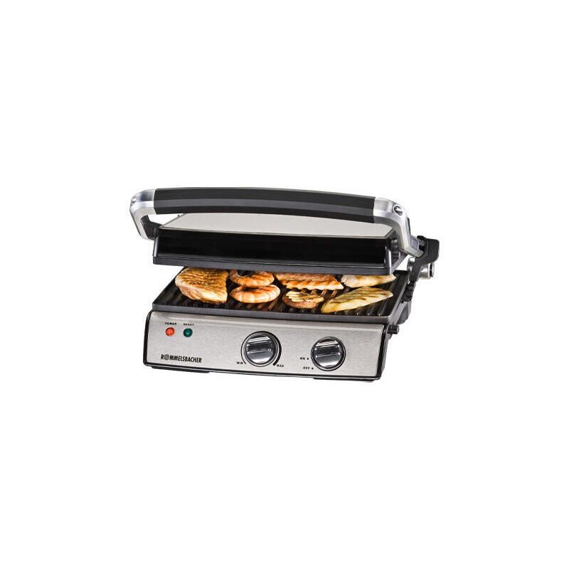 parrilla-de-contacto-rommelsbacher-kg-2020-acero-inoxidablenegro-2000-w-kg-2020