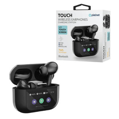 platinet-auriculares-tws-bluetooth-54-pantallla-tactil-remoto-300mah-negro-pm1005b