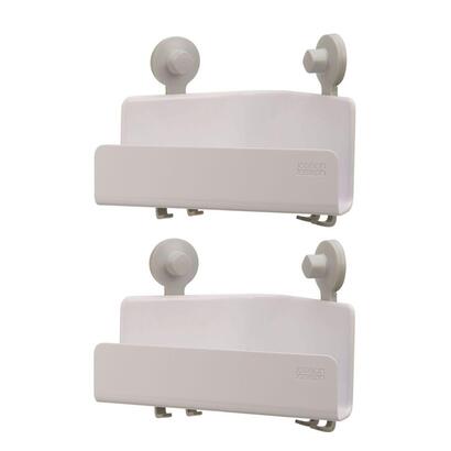 joseph-joseph-easystore-weiss-2-er-pack-eck-duschablage