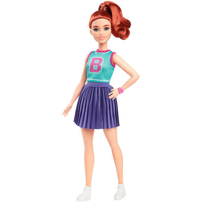 barbie-muneca-barbie-fashionista-con-top-de-punto-y-falda-plisada-hyt90