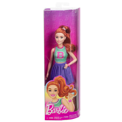 barbie-muneca-barbie-fashionista-con-top-de-punto-y-falda-plisada-hyt90