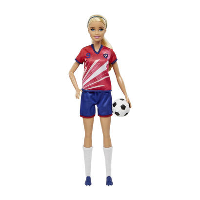 lalka-barbie-pilkarka-czerwona-koszulka