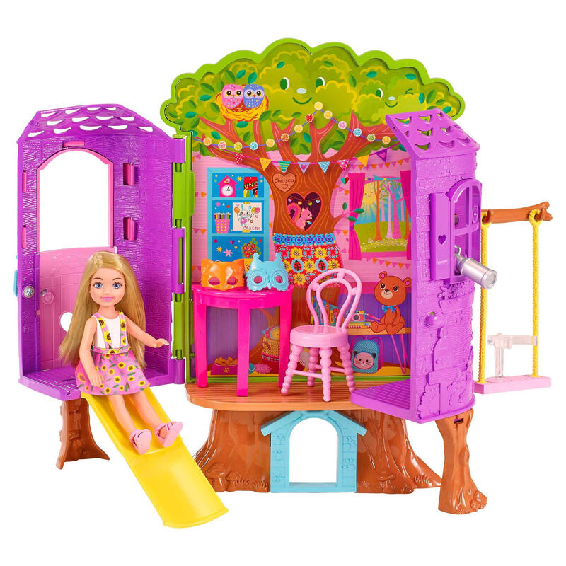 lalka-barbie-chelsea-domek-na-drzewie-akcesoria lalka-barbie-chelsea-domek-na-drzewie-akcesoria