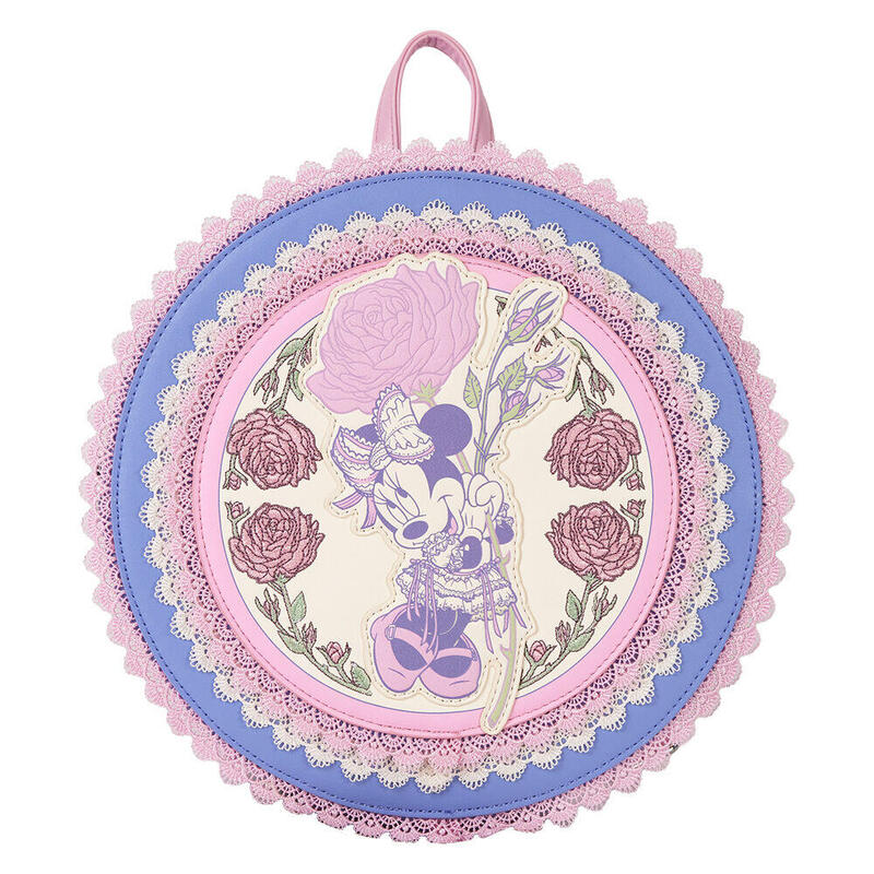 mochila-floral-minnie-disney-loungefly-23cm
