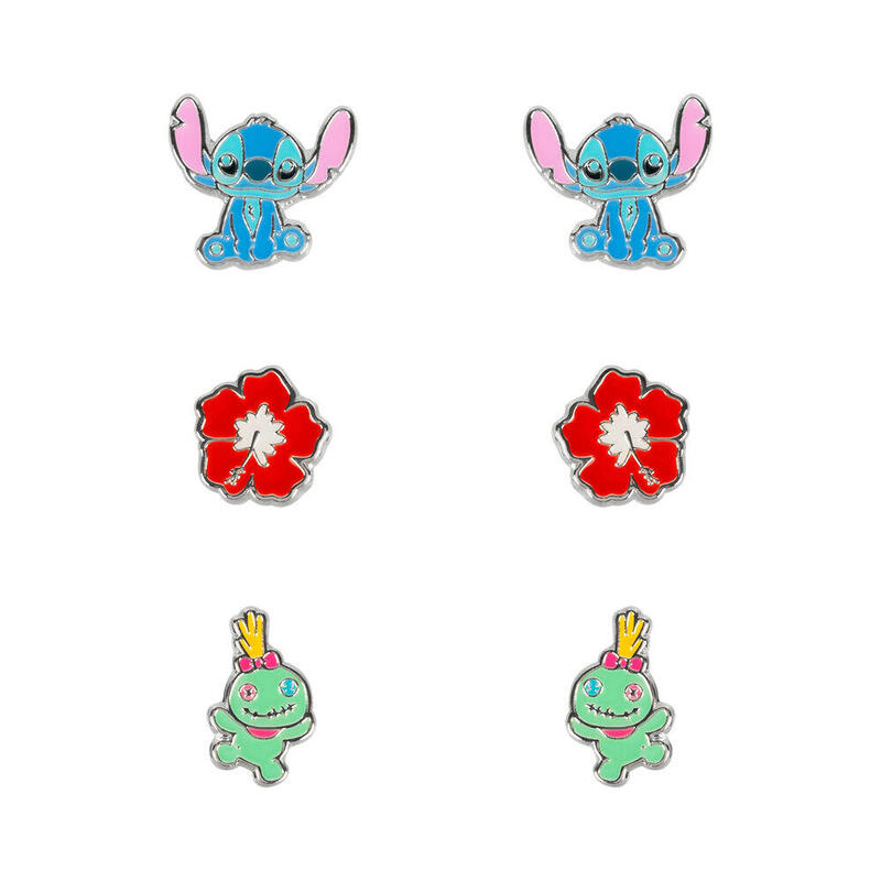 set-3-pares-de-pendientes-stitch-disney-plata