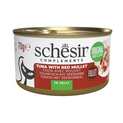 comida-humeda-para-gatos-schesir-complements-tuna-with-red-mullet-in-jelly-70g
