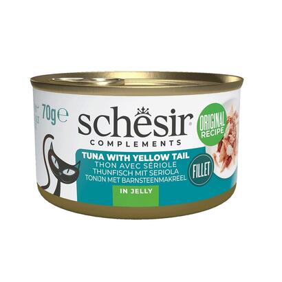 comida-humeda-para-gatos-schesir-complements-tuna-with-yellow-tail-in-jelly-70g