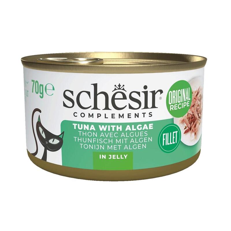 comida-humeda-para-gatos-schesir-complements-tuna-with-algae-in-jelly-70g