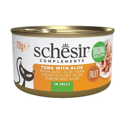 comida-humeda-para-gatos-schesir-complements-tuna-with-aloe-in-jelly-70g