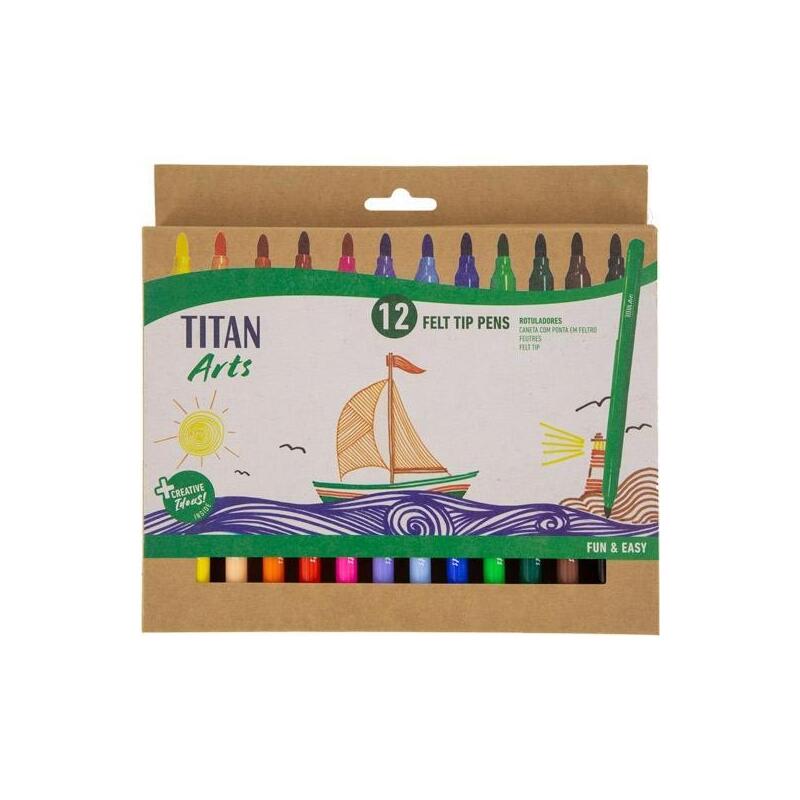 titan-arts-rotuladores-colores-surtidos-estuche-12-ud