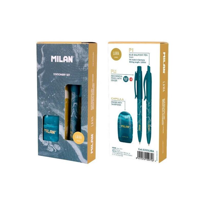 milan-caja-regalo-serie-lava-con-boligrafo-p1-portaminas-pl1-05-y-afilaborra-capsule-azul
