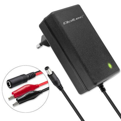 qoltec-52423-automatic-charger-for-agm-gel-std-6v-12v-battery-15a-rectifier-with-led-indicator