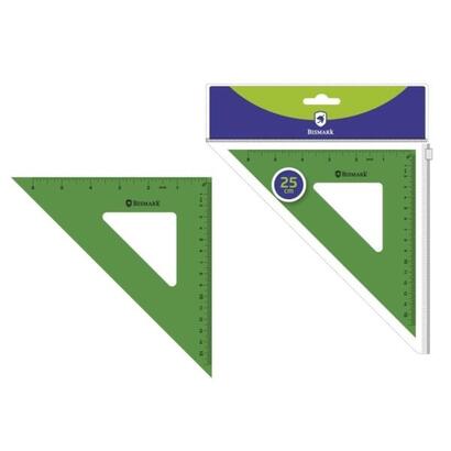 bismark-escuadra-acrilica-25cm-alta-calidad-funda-con-cierre-verde