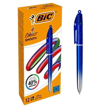 pack-de-12-unidades-bic-4-colours-smooth-gradient-azul-boligrafo-de-bola-retractil-punta-media-de-10mm-escritura