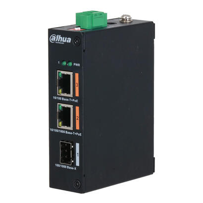 dahua-pfs3103-1gt1et-60-v2-switch-hardened-poe-20-2-puertos-1p-10100-1p-gigabit-1sfp-uplink-gigabit-60w-nomanejable-layer2