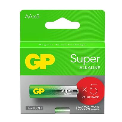 baterie-alkaliczne-lr6aa-gp-super-5szt-g-tech