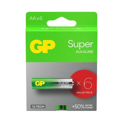baterie-alkaliczne-lr6aa-gp-super-6sztg-tech