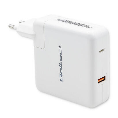 cargador-qoltec-51710-gan-fast-108w-5-20v-3-47a-usb-c-white