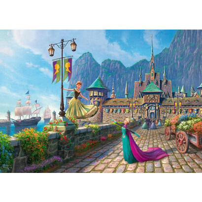 schmidt-spiele-thomas-kinkade-studios-disney-celebracion-en-arendelle-rompecabezas-de-1000-piezas-58042