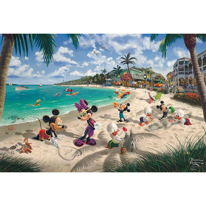 schmidt-spiele-thomas-kinkade-studios-disney-mickey-y-minnie-en-florida-rompecabezas-de-200-piezas-56559