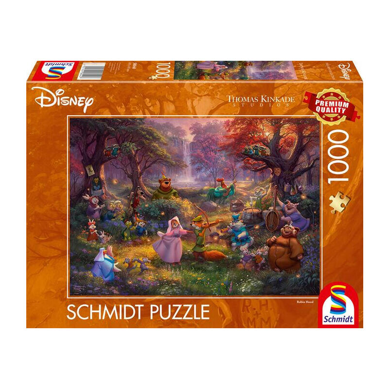schmidt-spiele-thomas-kinkade-studios-disney-robin-hood-rompecabezas-de-1000-piezas-58040
