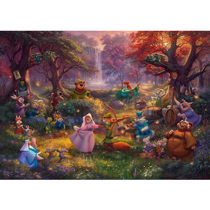 schmidt-spiele-thomas-kinkade-studios-disney-robin-hood-rompecabezas-de-1000-piezas-58040