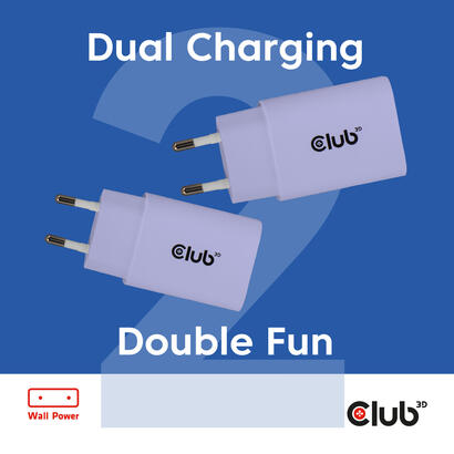 club3d-lifemyle-cargador-usb-c-30watt-2mk-lila-retail