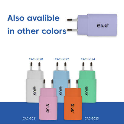 club3d-lifemyle-cargador-usb-c-30watt-2mk-lila-retail