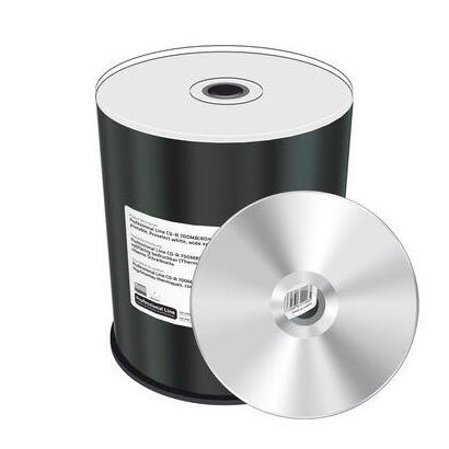 mediarange-cd-r-700-placa-base-100pcs-proselect-blanco-voll-metalliesie