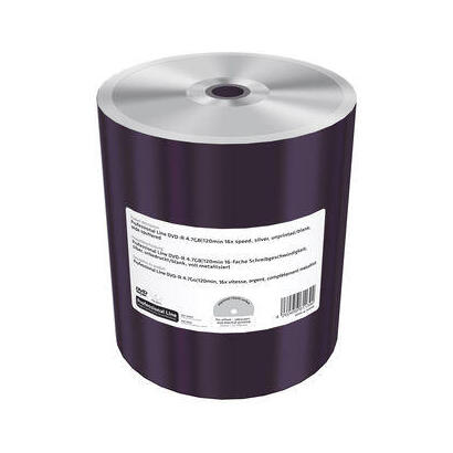 mediarange-dvdr-47gb-100pcs-16x-plata-unbedruckt-shrink