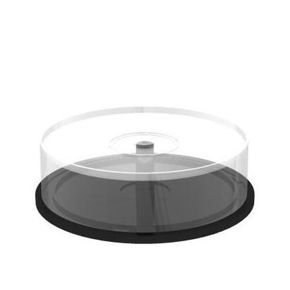 mediarange-spindel-para-3000-dics-tranparent-con-negroem-bo
