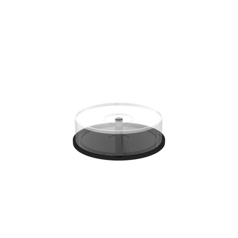 mediarange-spindel-para-3000-dics-tranparent-con-negroem-bo