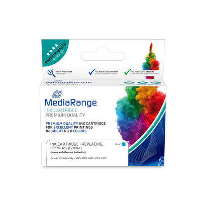 tinta-mediarange-hp-nr-655-con-chip-cyan