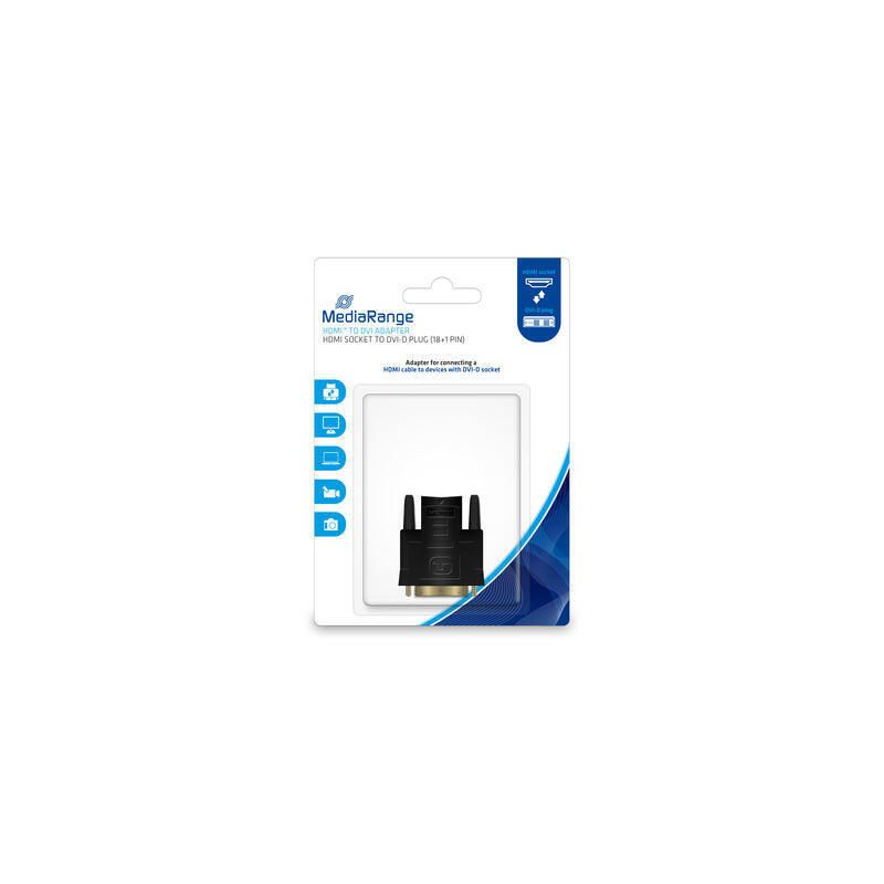 mediarange-hdmi-hchse-dvi-d-mecker-181-polig-negro mediarange-hdmi-hchse-dvi-d-mecker-181-polig-negro