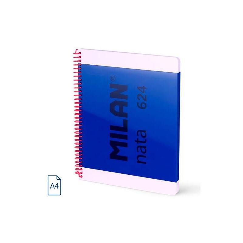 pack-de-3-unidades-milan-cuaderno-espiral-a4-80h-95gr-5x5mm-tapa-dura-coleccion-nata-624-since-1918-azul