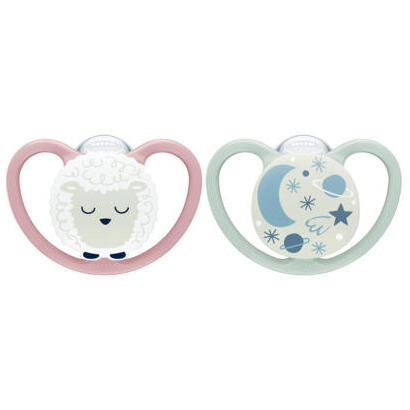 nuk-space-night-silikon-schnuller-0-6m-2-m-azul-mint