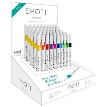 uniball-emott-rotuladores-de-escritura-y-dibujo-10-colores-surtidos-expositor-50-ud