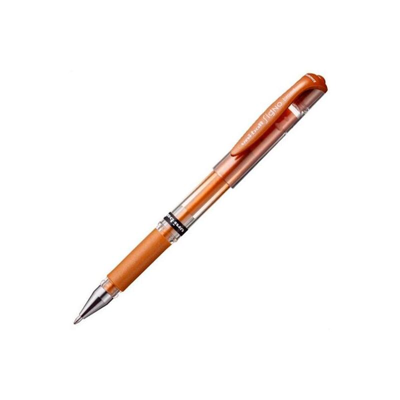 pack-de-12-unidades-uniball-rollerball-signo-broad-um-153-10mm-bronce