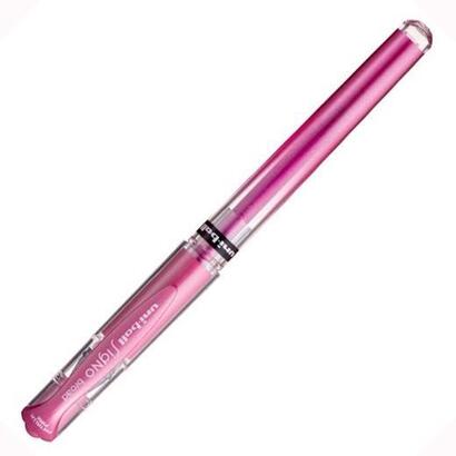 pack-de-12-unidades-uniball-rollerball-signo-broad-um-153-10mm-rosa-metalico