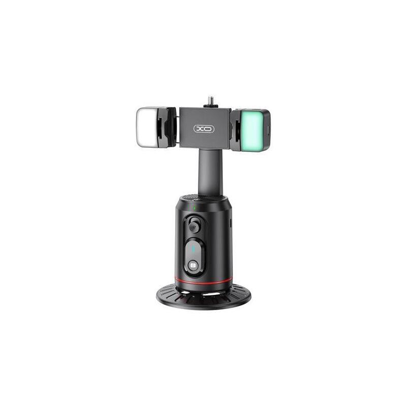 soporte-xo-ss16led-sobremesa-para-smartphone-seguimiento-y-reconocimiento-facial-motorizado-360-iluminacion-led