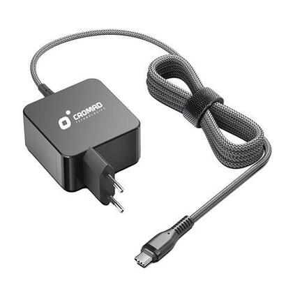 cargador-cromad-cr1204-universal-de-pared-para-portatil-usb-c-65w-carga-rapida-pd-30-cable-de-150m-negro