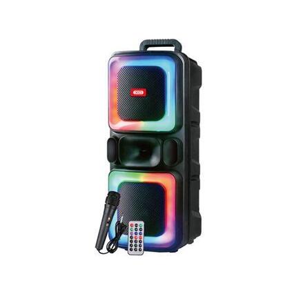 xo-f55-altavoz-karaoke-bluetooth-50-20w-funcion-tws-iluminacion-rgb-microfono-con-cable-incluido-