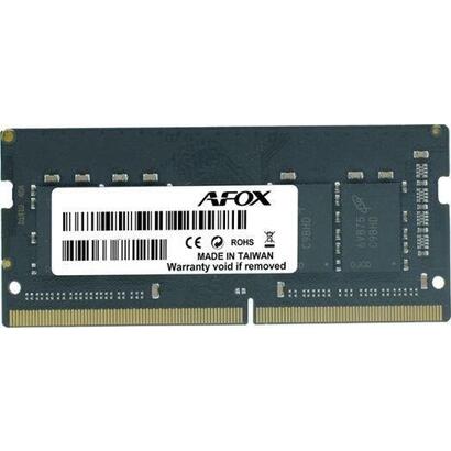 afox-so-dimm-ddr4-32gb-4gx8-3200mhz-rank1
