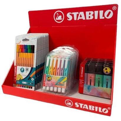 stabilo-bandeja-expositora-surtido-point-88-boss-original-pastel-swing-cool-pastel