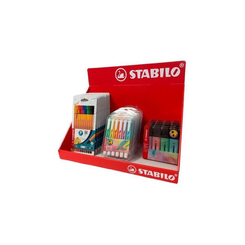 stabilo-bandeja-expositora-surtido-point-88-boss-original-pastel-swing-cool-pastel