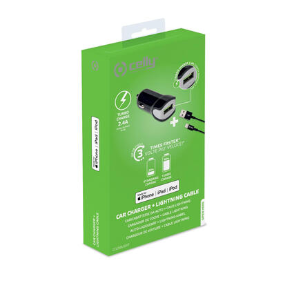 celly-ccusblight-cargador-de-dispositivo-movil-auto-negro