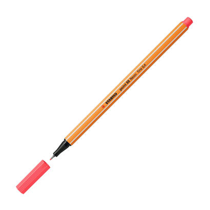 stabilo-point-88-rotulador-rojo-neon-10u-