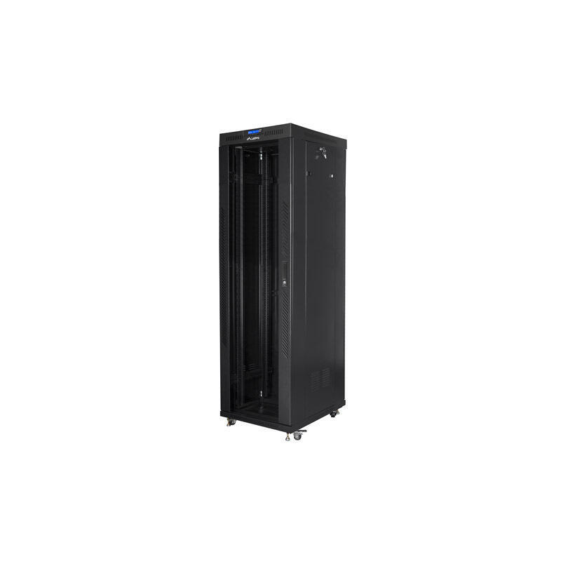lanberg-estante-independiente-de-19-pulgadas-armario-42u-600x800-puerta-de-vidrio-lcd-paquete-plano-negro lanberg-estante-independiente-de-19-pulgadas-armario-42u-600x800-puerta-de-vidrio-lcd-paquete-plano-negro