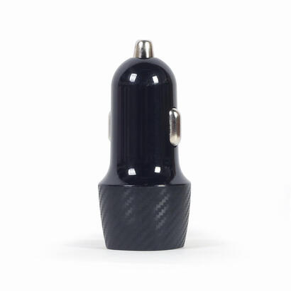 gembird-ta-u2qc3-car-02-cargador-rapido-de-coche-usb-2-puertos-tipo-c-pd-18w-negro