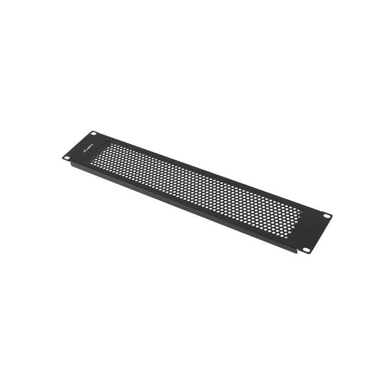 lanberg-zaslepka-do-szaf-19-2u-perforowana-czarna